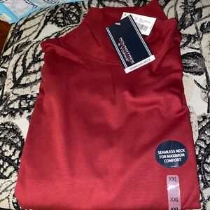 NWT Roundtree & Yorke Burgundy Turtleneck